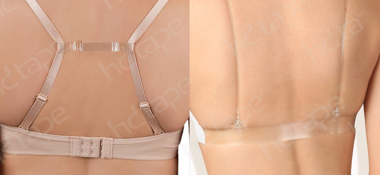 clear elastic tape for back bra strap